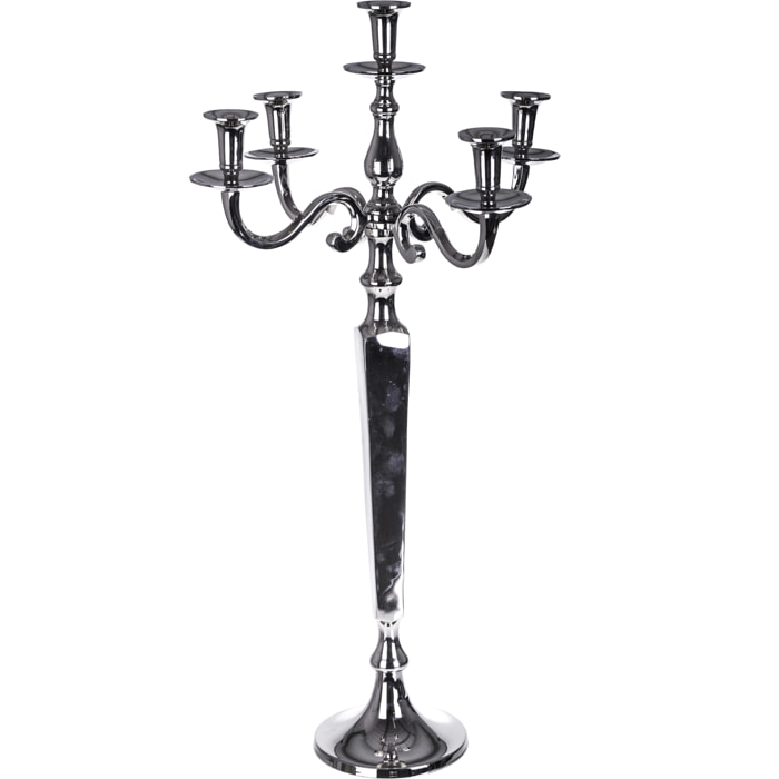 Candelabro In Metallo Composto Da 5 Bracci. Altezza 60 Cm - Pezzi 1 - 35X60X35cm - Colore: Altro - Bianchi Dino - Decori Casa E Complementi