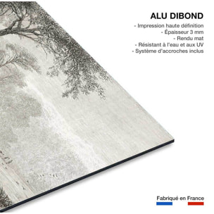 Tableau gravure les bords du fleuve Tableau alu Dibond