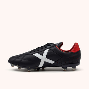 MUNICH ESTADIO FG-13 01 Zapatillas fútbol sala negras y rojas