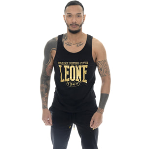 Canotta da uomo in cotone elasticizzato Leone Boxing Legend