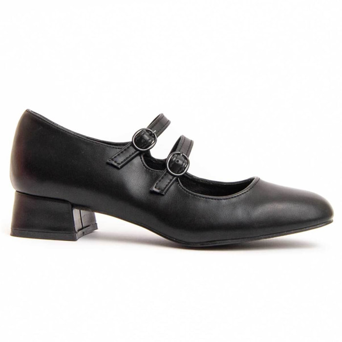 Zapato De Tacón - Negro - Altura: 4 Cm