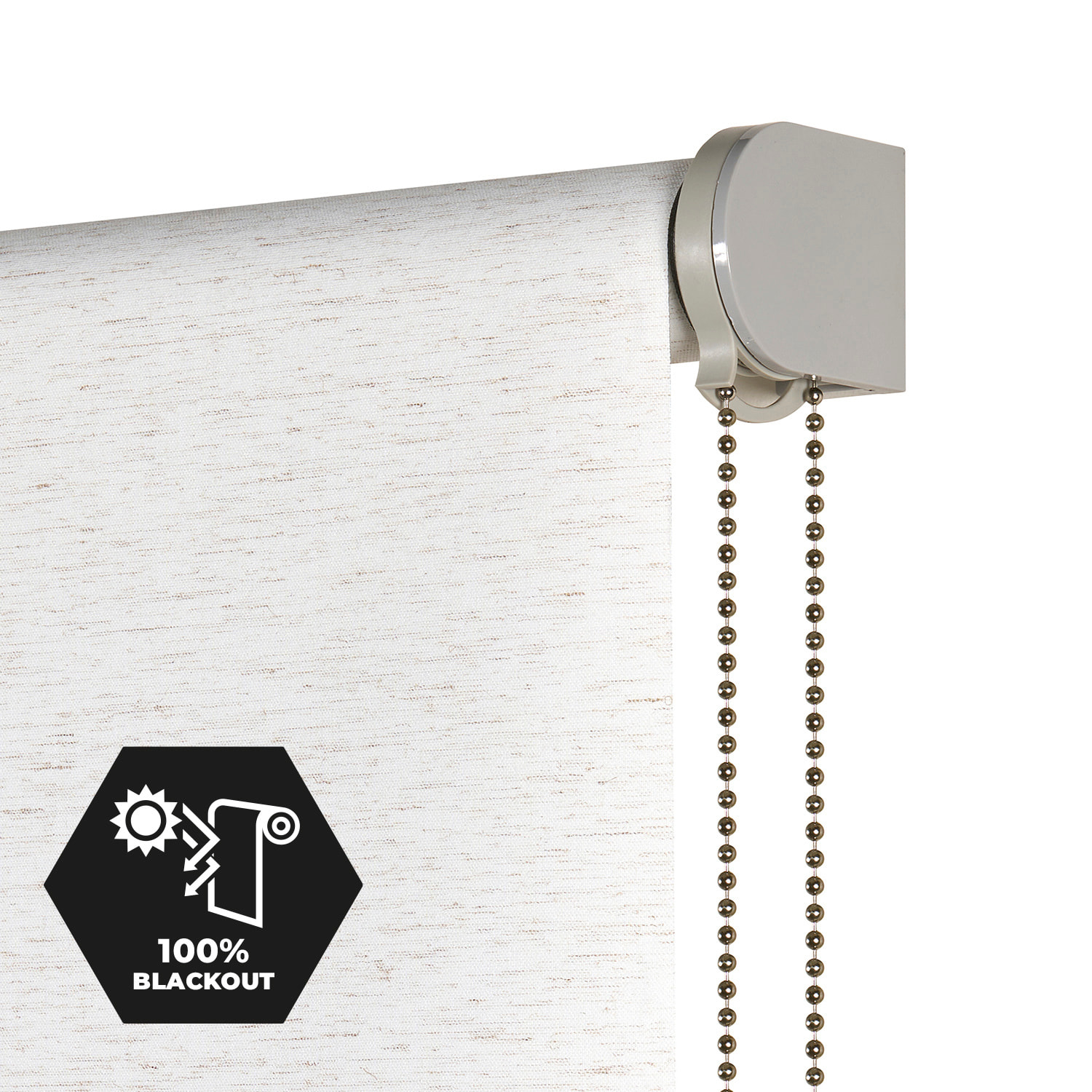Enrollable Opaco BLACKOUT PRO Blanco-Lino