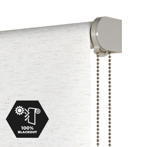 Enrollable Opaco BLACKOUT PRO Blanco-Lino