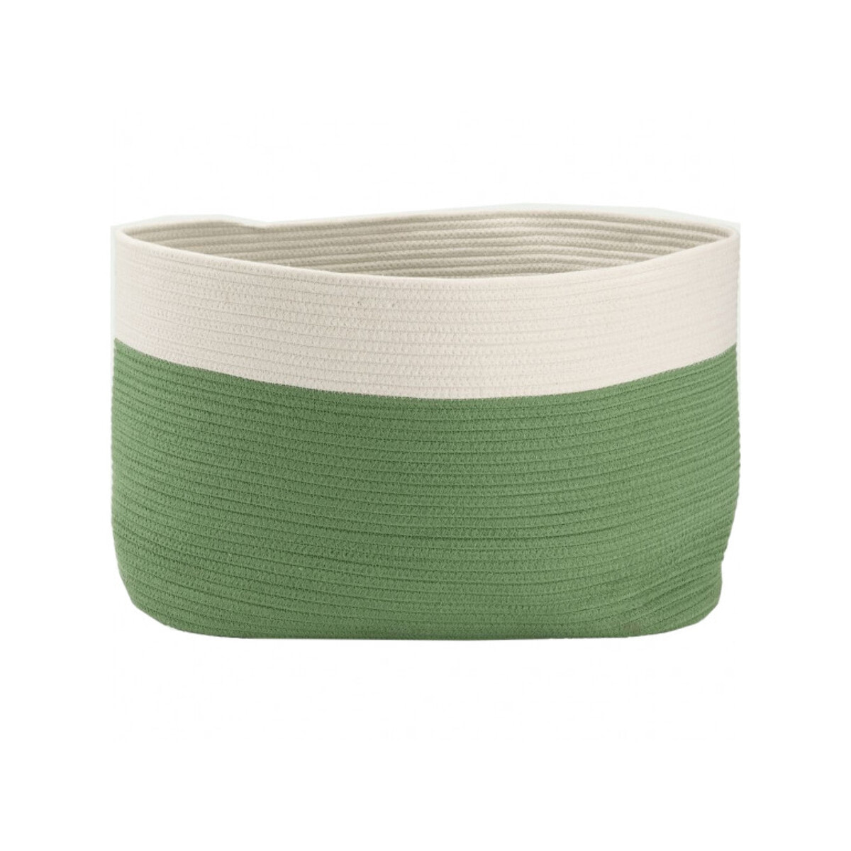 Panier de rangement bicolore oval L55xL30xH35 cm - LOUNI