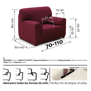 Funda Súper Elástica para SOFÁ modelo CHARLY