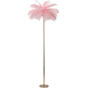 LAMPADA DA TERRA PALM ROSA CM Ø 55X160