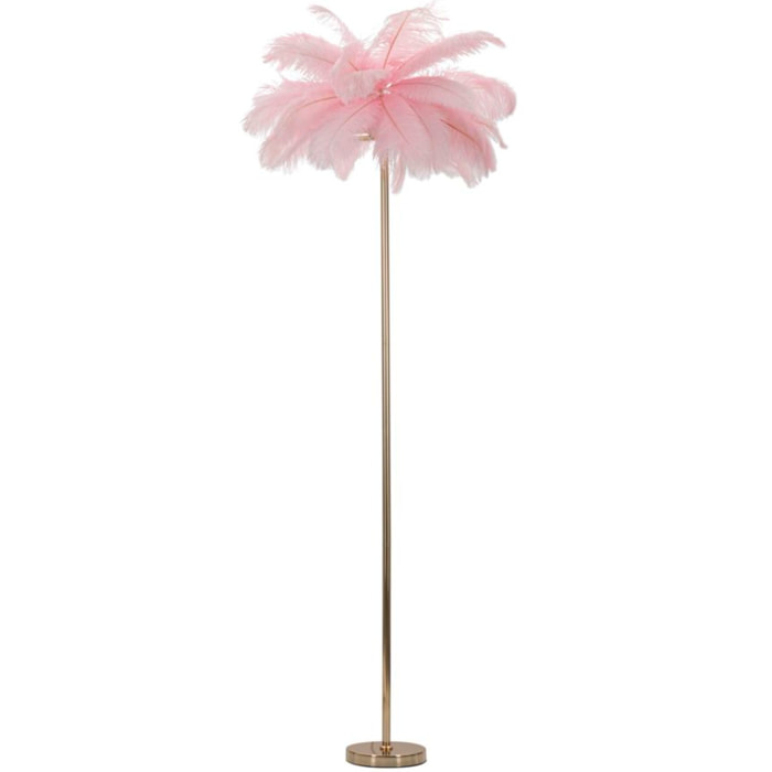 LAMPADA DA TERRA PALM ROSA CM Ø 55X160