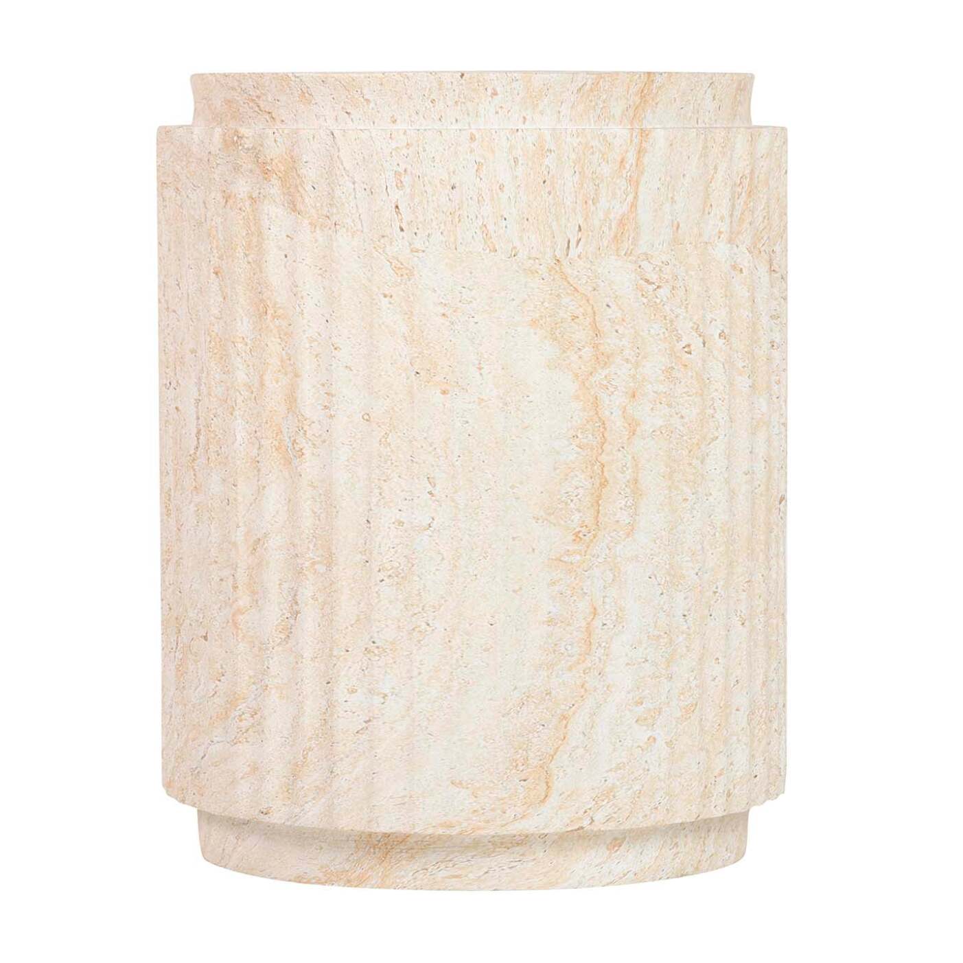 Mesa Auxiliar/taburete Marrón Sedit 36x36x45 Cm