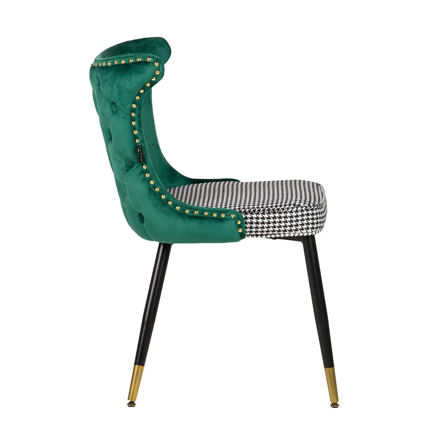 Silla Tachuelas Velvet Verde Aspen 49x54x82 Cm