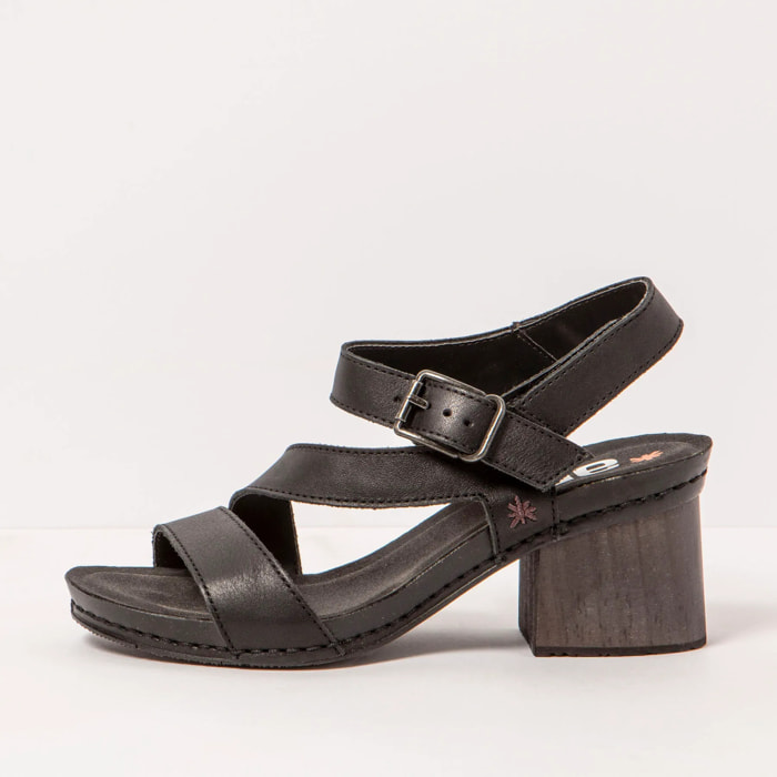 Sandalias con tacón 1872 NAPPA BLACK/ I WISH color Black