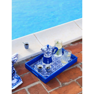 Cafetière italienne BIALETTI Moka Express Bleu Dolce Gabbana - capacité 6 tasses