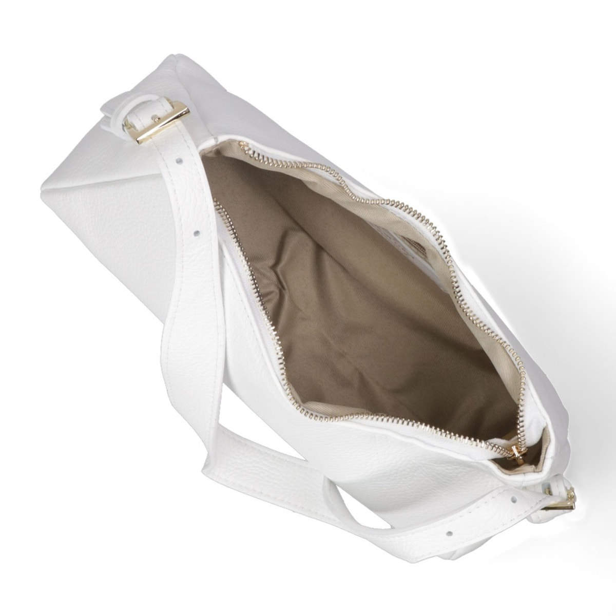 Borsa a mano da donna Made in Italy - Modello Calliope - 100% pelle - 31.0 x 17.0 x 10.0 cm