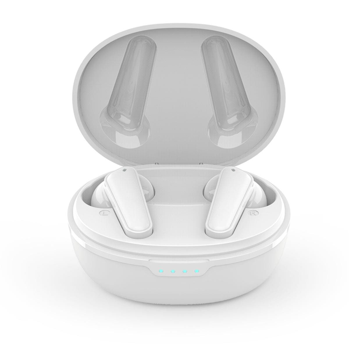 Auriculares Inalámbricos Earbuds TWS158 White - Bluetooth 5.2 - Función ANC / ENC