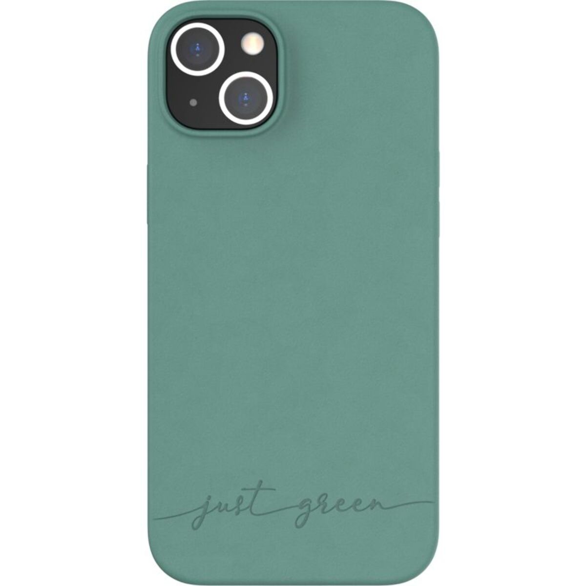 Coque JUST GREEN iPhone 14 Bio vert nuit