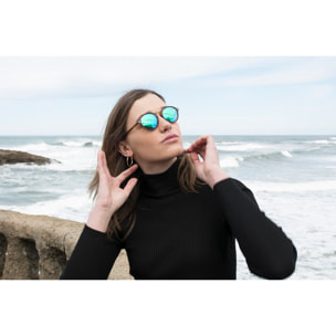 Gafas de sol PALO ALTO MARYLAND - Franja marrón / Revo verde