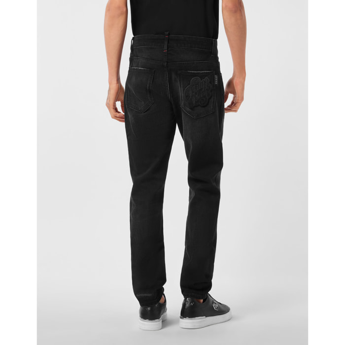 PHILIPP PLEIN Vaqueros de corte recto