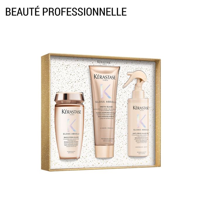 Gloss Absolu - Coffret Bain Hydra-Glaze 250 ml + 2 Produits