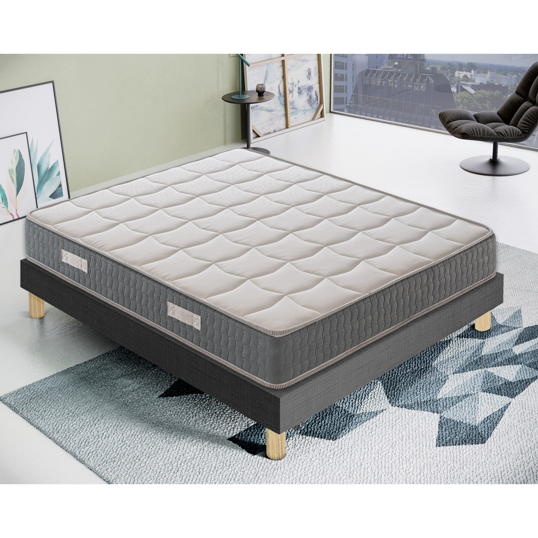 Materasso 135x200 in Memory Foam - Alta Densità - 5 cm Memory Foam - Ortopedico e indeformabile