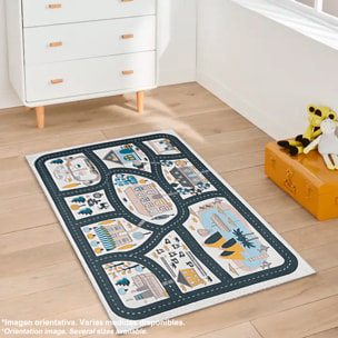 Alfombra infantil de Poliester estampada 100 x 150cm