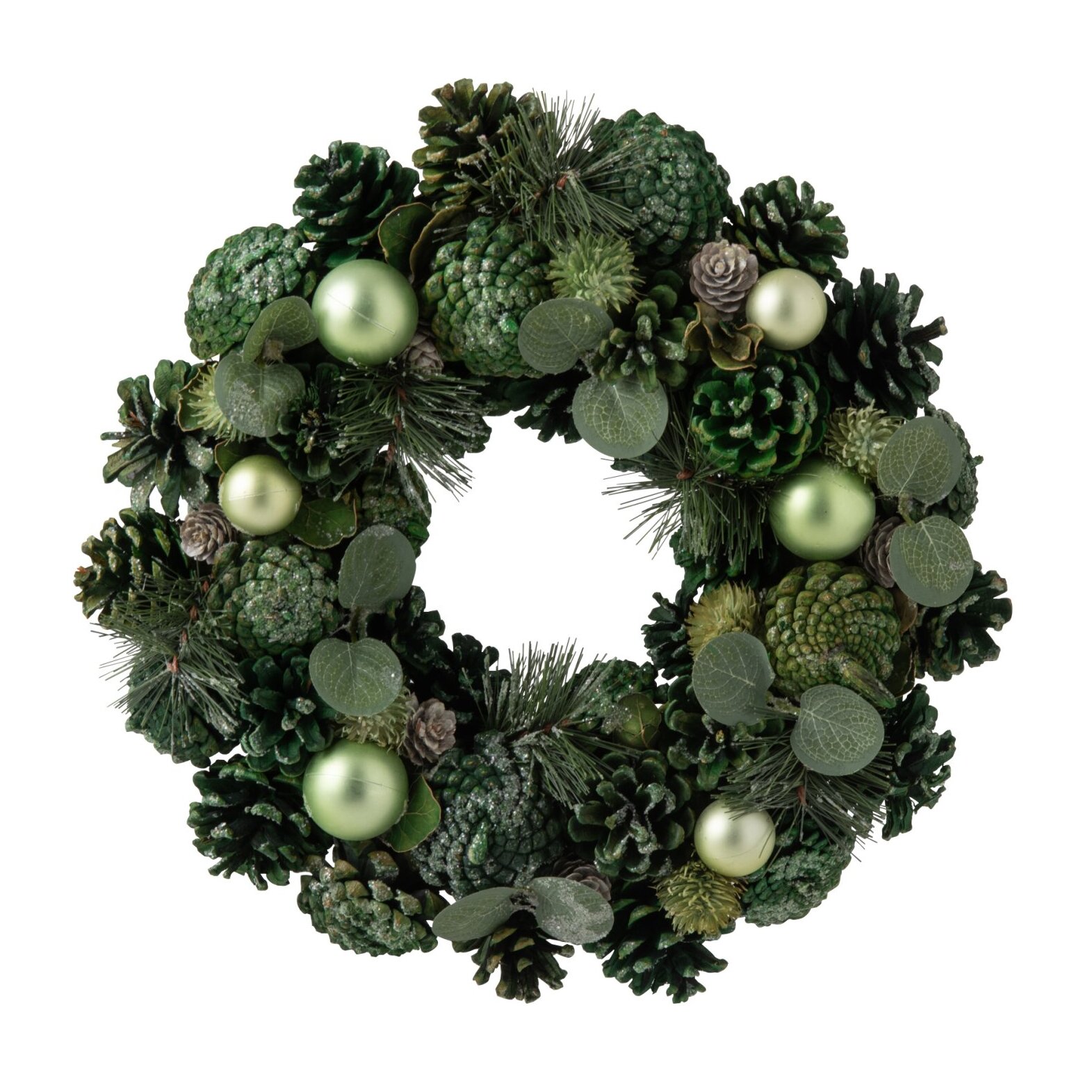 J-Line couronne pomme de pin - vert