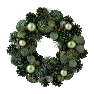 J-Line couronne pomme de pin - vert