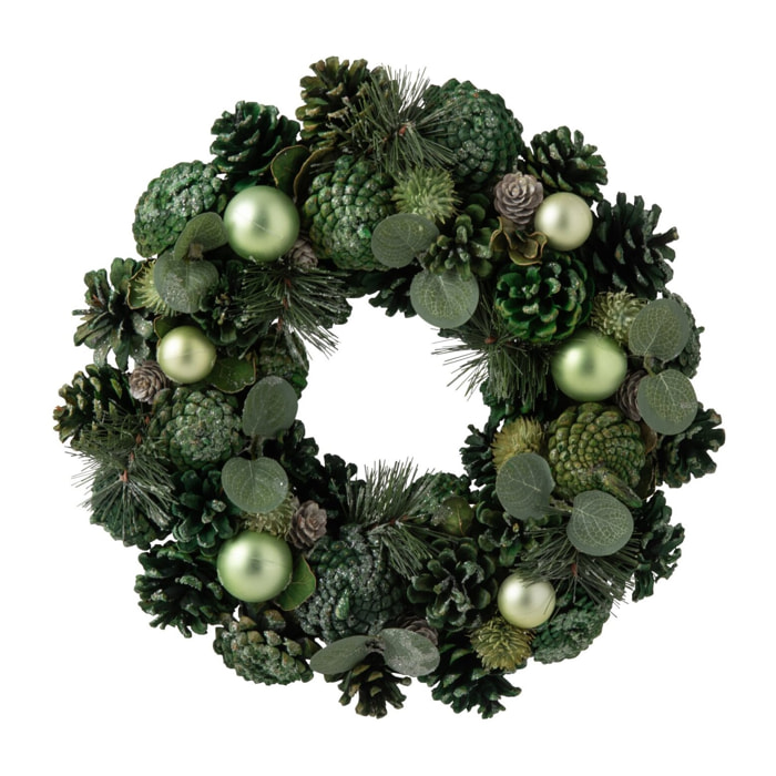 J-Line couronne pomme de pin - vert