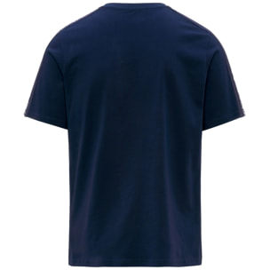 Kappa - T-Shirts & Top Uomo Blu - Logo Tape Gramio