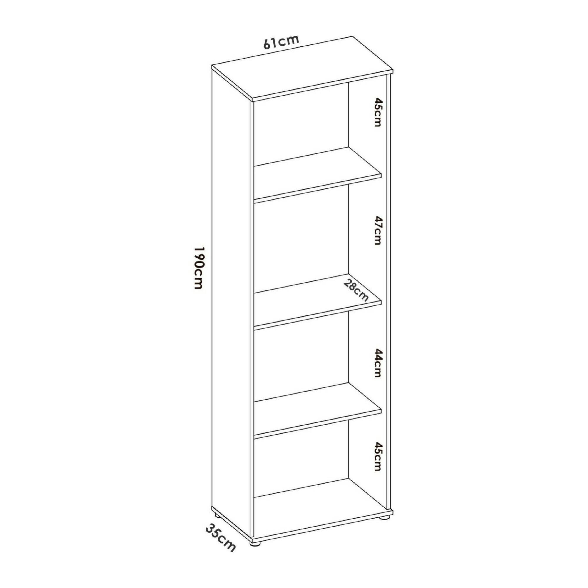 Armadio multiuso Serro, Mobile multifunzione portascarpe, Guardaroba a 2 ante, 61x35h190 cm, Bianco