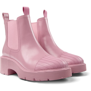 Botines - CAMPER Milah - Rosa - Cuero liso
