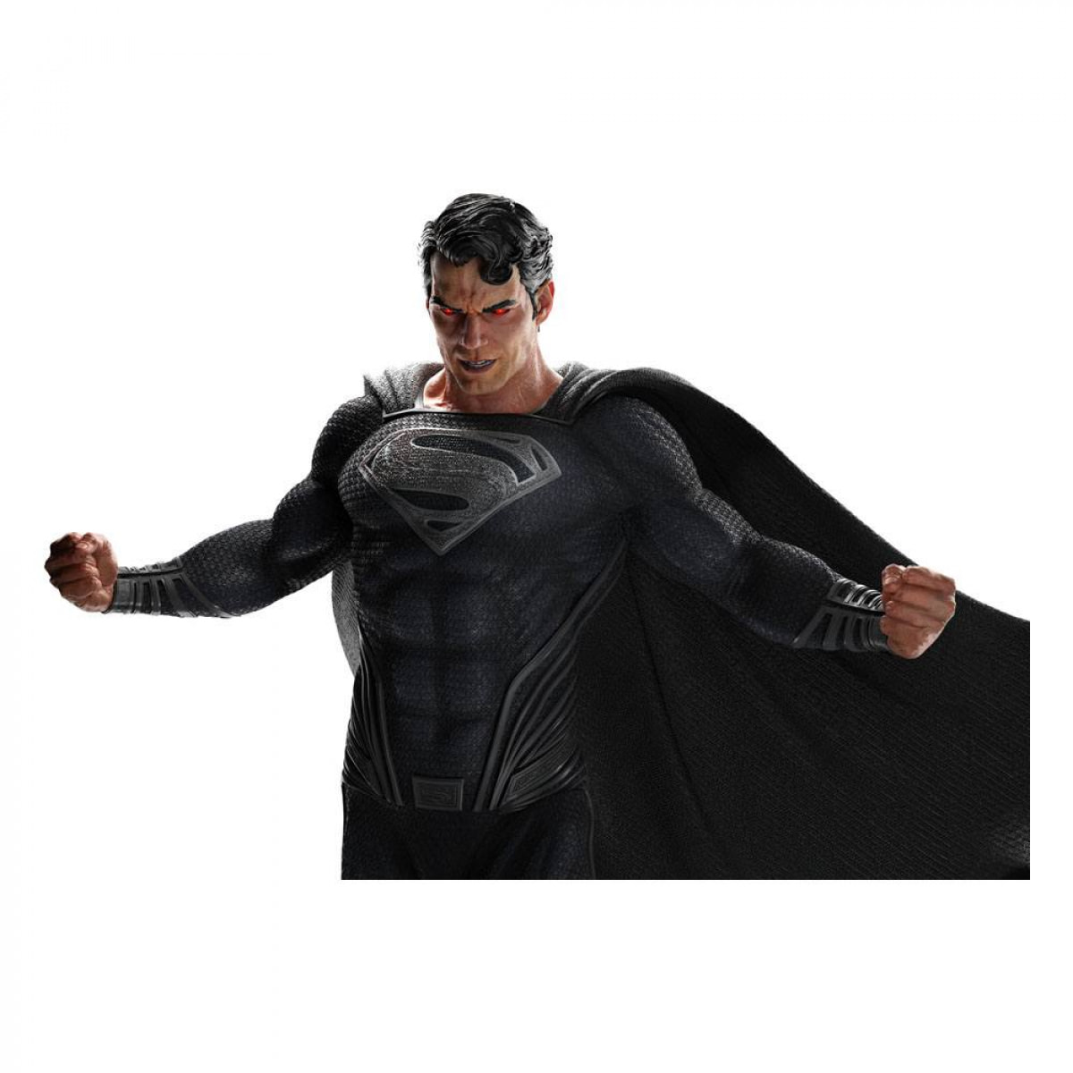 Zack Snyder's Justice League Statua 1/4 Superman Black Suit 65 Cm Weta Workshop