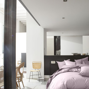 Paire de Taies D'oreiller 100% Percale De Coton 80fils Tourterelle