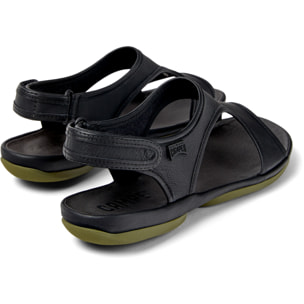 Sandalias - CAMPER Right Nina - Negro - Cuero liso