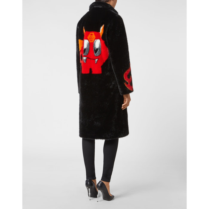 PHILIPP PLEIN COAT LONG LIL’ MONSTERS GANG