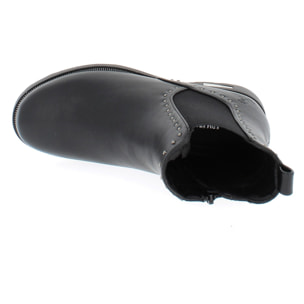 Armata di Mare Scarpe Donna Chelsea Boots con Zip Laterale AMD W52C66 Black