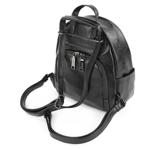 Bolso Mochila Mujer Lois Crossover Negro