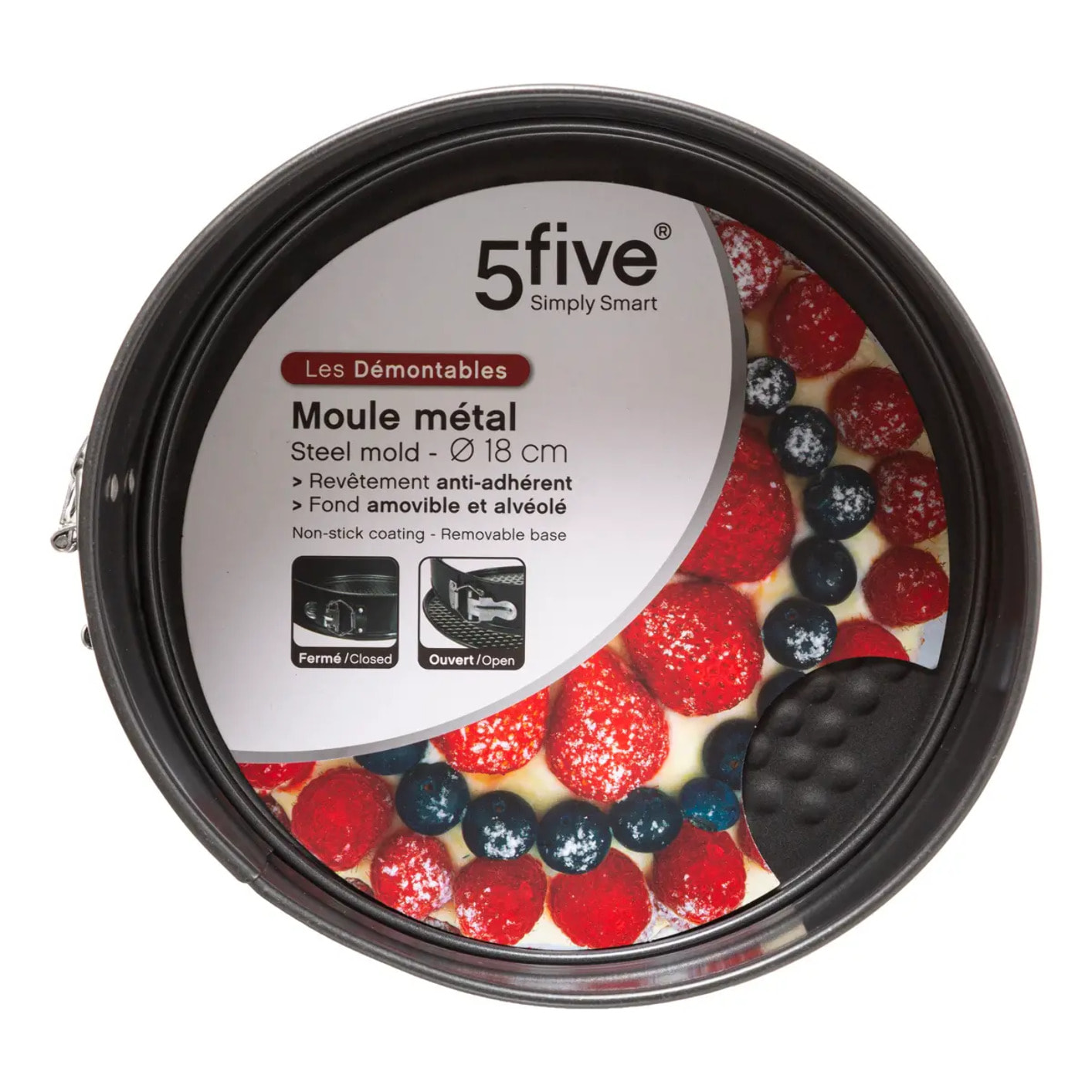 Moule démontable rond D18