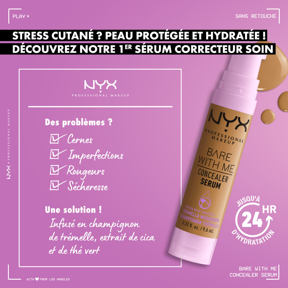 NYX Professional Makeup Bare With Me Sérum Correcteur Sand