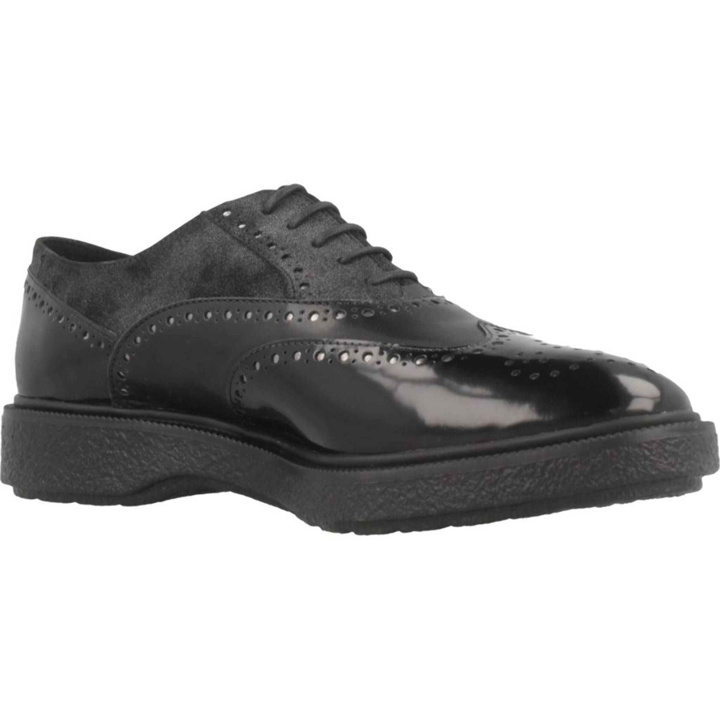 Bluchers Mujer de la marca GEOX  modelo D PRESTYN NEGRO