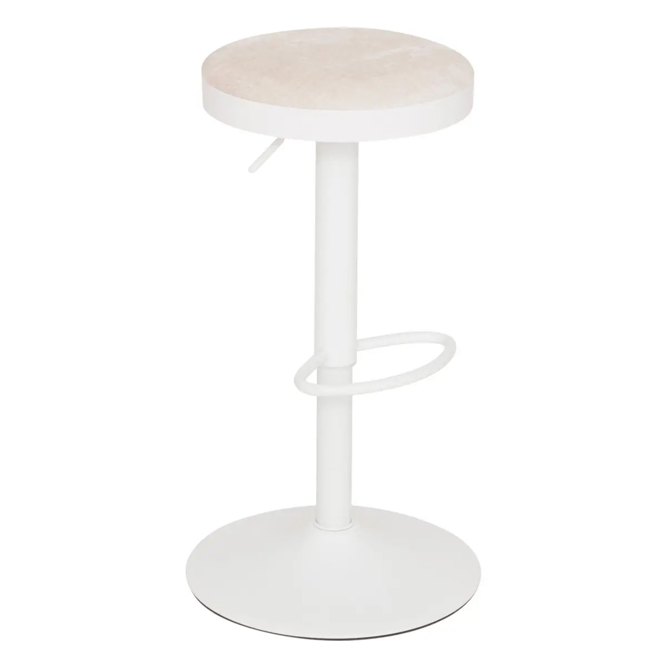 Lot de 2 tabourets de bar Ilsa ivoire