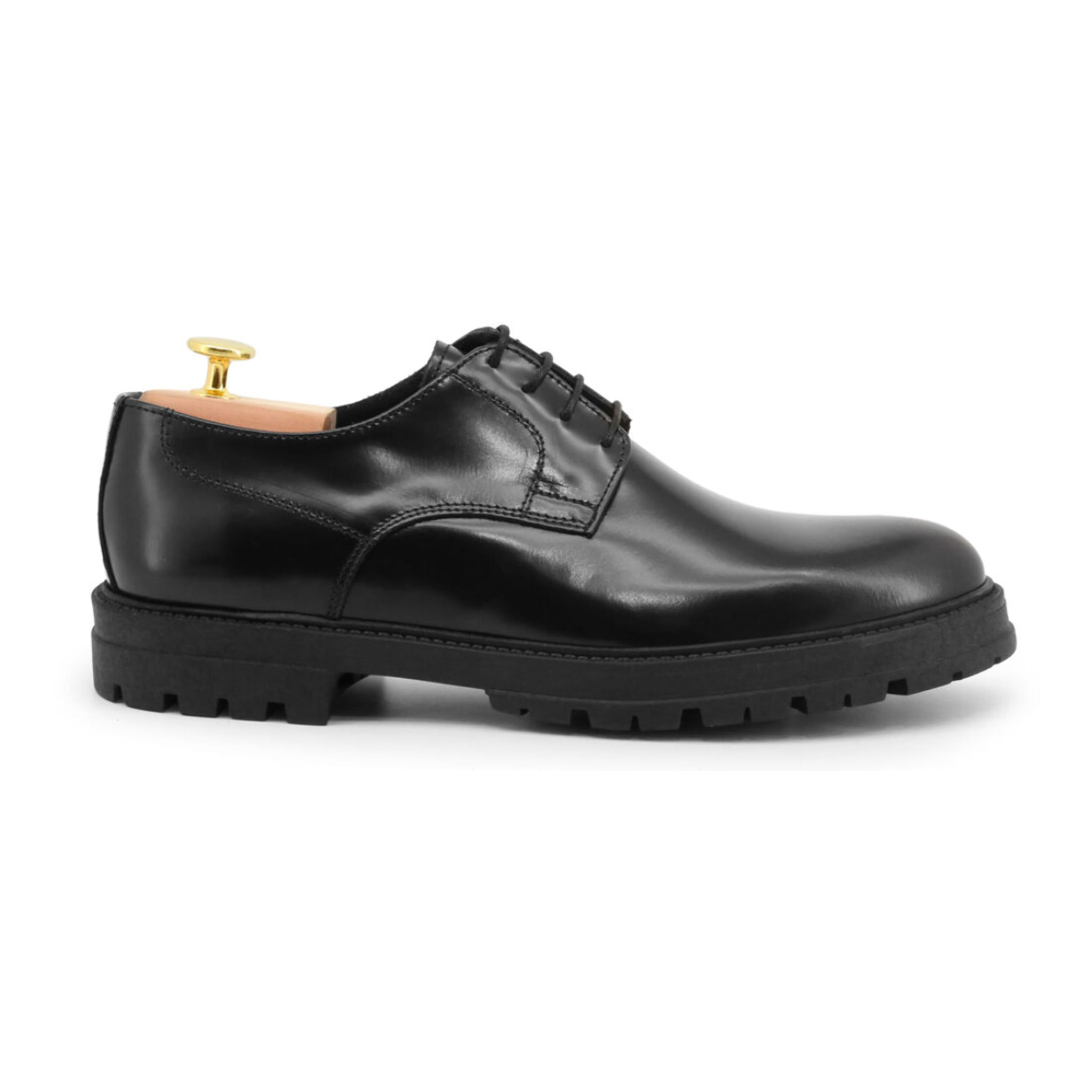 Zapatos Oxford para Hombre - Duca di Morrone Italo Leather Black