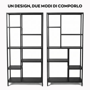 Padma - Libreria freestanding in metallo 80x30x163,5 cm