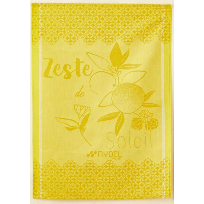 Lot de 2 torchons jacquard ZEST