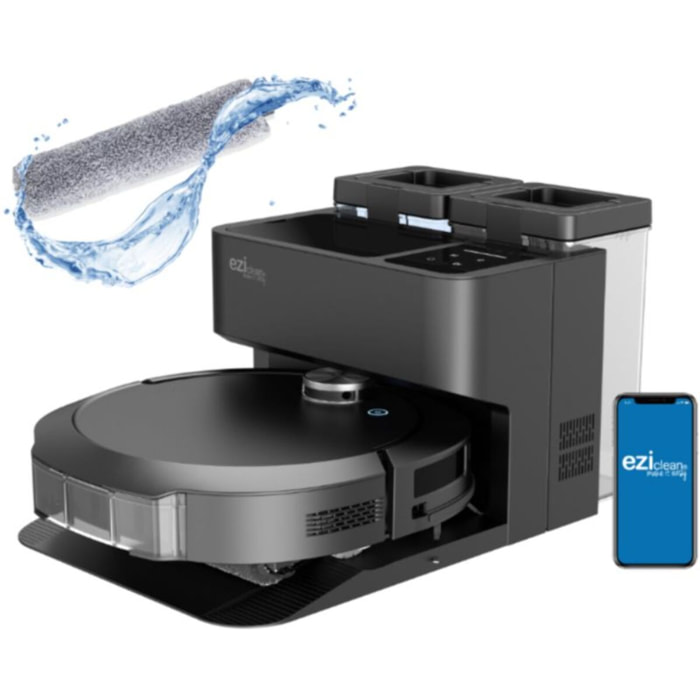 Aspirateur robot EZICLEAN All in one Z10 Plus