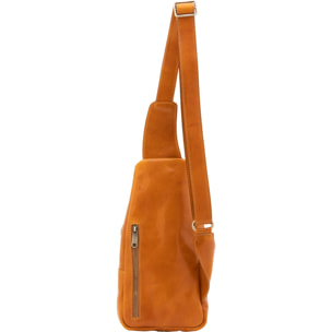 Marsupio da uomo in vera pelle - Modello Rhys Elite - 33.0 x 17.0 x 7.0 cm
