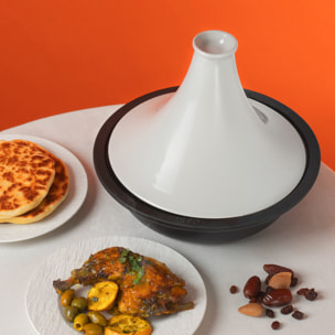 La Fonderie 1890 Tajine de Hierro Fundido esmaltado ASILAH (2.5 L- Beige)