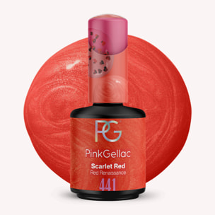 Vernis semi-permanent - 441 Scarlet Red - 15 ml