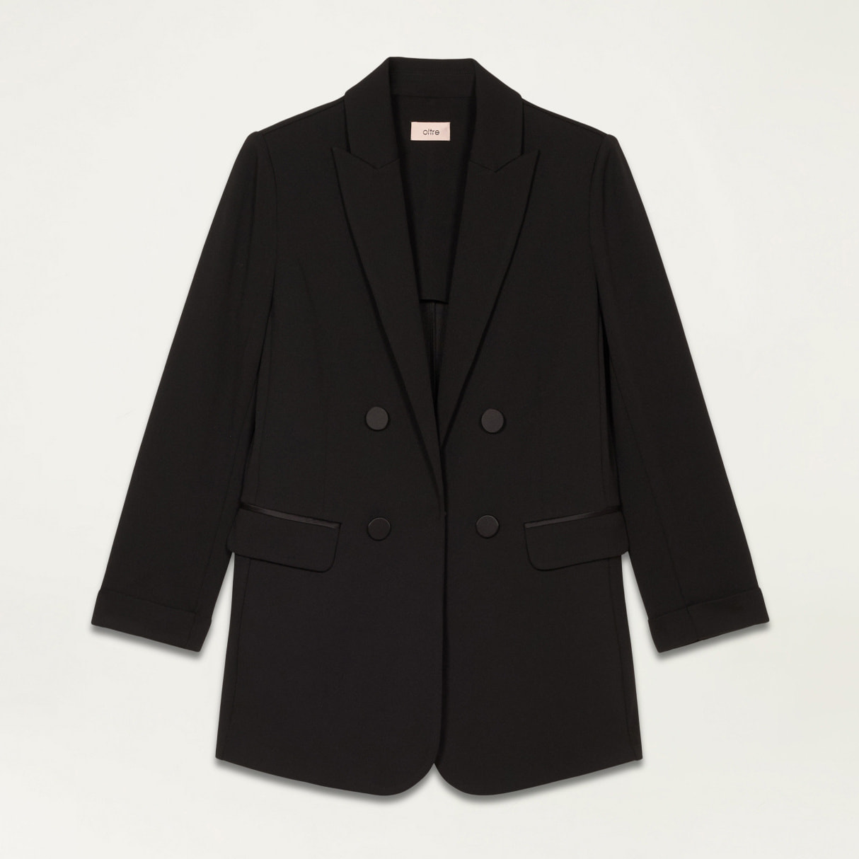 Oltre - Blazer efecto cruzado - Negro