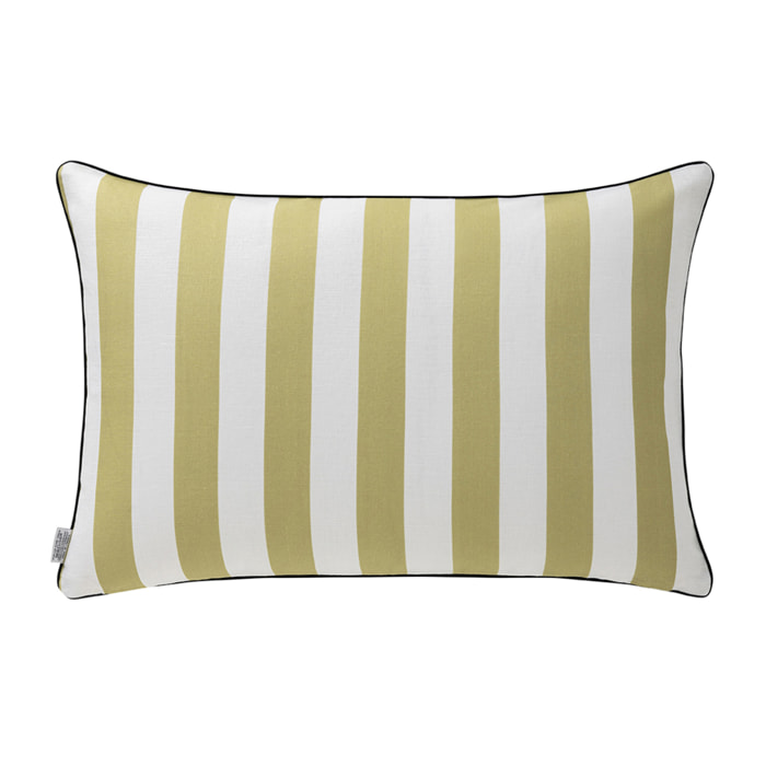 Housse de coussin imprimée en lin, FAUBOURG