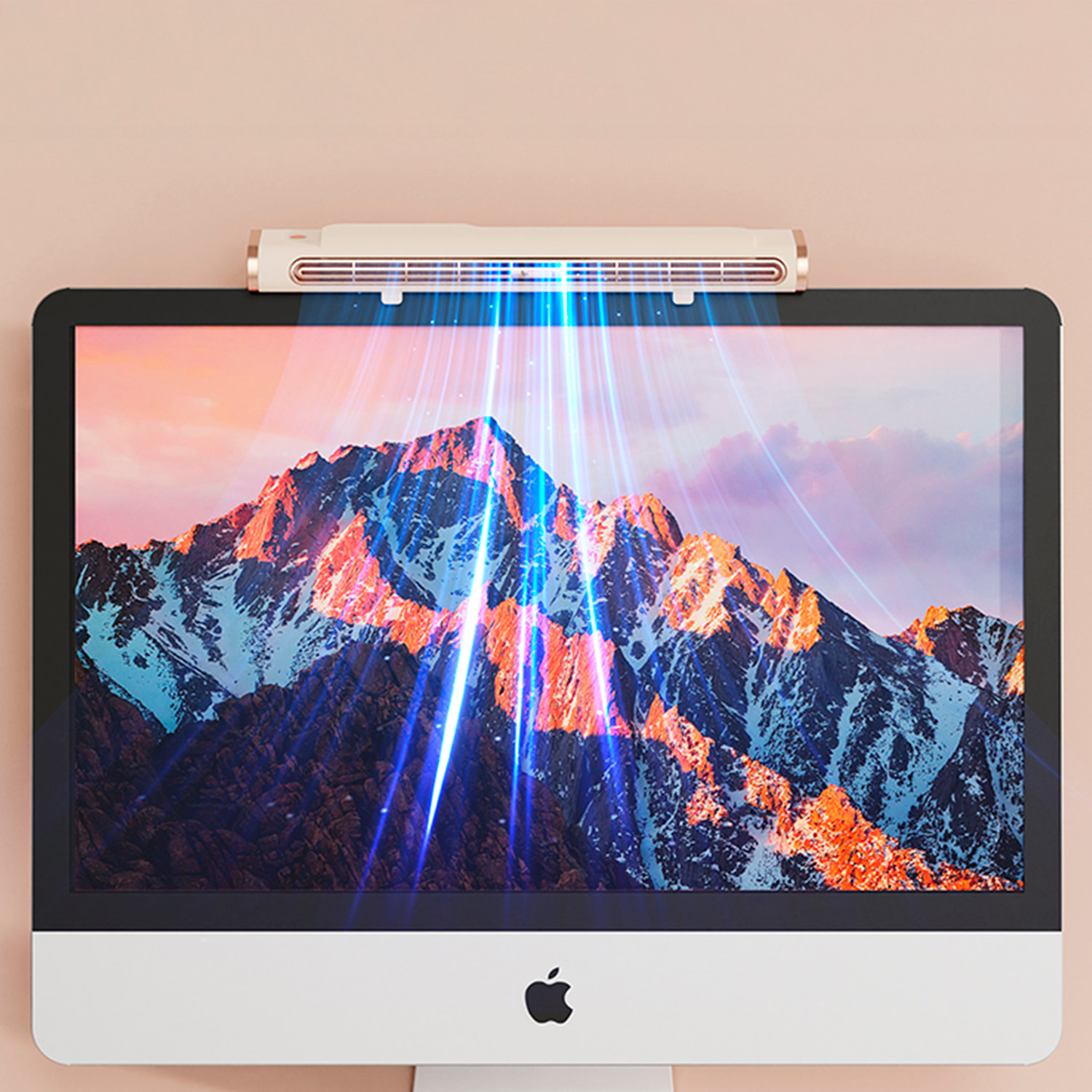 Ventilador de sobremesa, doble posicionamiento con 3 velocidades.