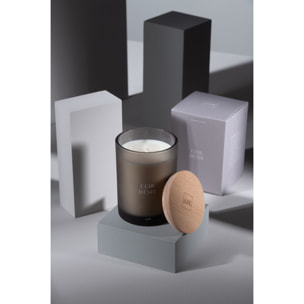 J-Line bougie parfumée Accords Essentiels - Cuir Désir - verre - brun - 38H